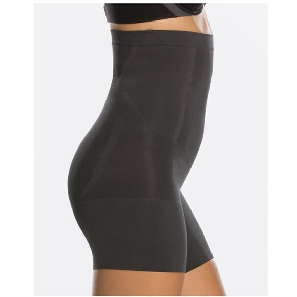 Spanx Shorts L OnCore High-Waisted Mid-Thigh Short Shaper Flat Stomach Slimming - Picture 11 of 13